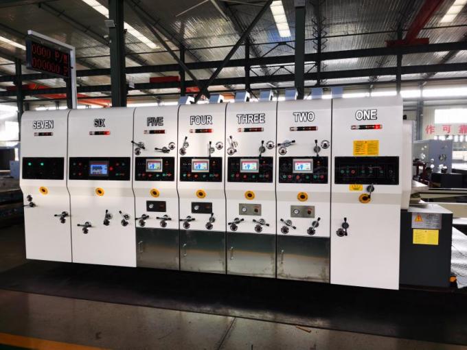 PRY-D1224 عالية السرعة الآلية الكاملة 4 ألوان طباعة فلكسو سلاوتينغ يموت القطع وترتيب آلة 3