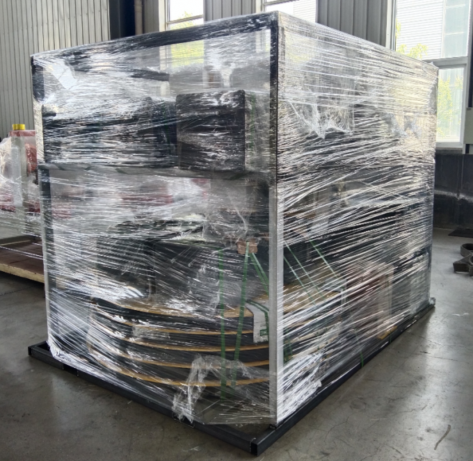 آلة تغليف الأغشية البلاستيكية الأوتوماتيكية الكهربائية BL1650P لمنصات نقالة للأغذية والمشروبات والمنسوجات والسلع الكيماوية والملابس 18