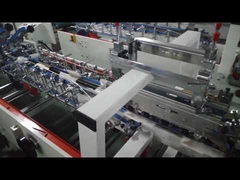 ZH-800G Paper Feeding Cold Glue Olive Oil 4.5KW Box Folding Gluing Machine