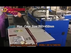 BSJ-450 كتيبات شبه أوتوماتيكية مذكرات غلاف صلب أوراق فارغة أوراق مطوية آلة صناعة الحالات