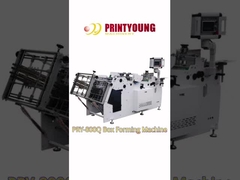 PRY-800Q آلة تشكيل صناديق قيامية تلقائية مع محرك سيرفو