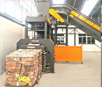 JPW100QT-DZ Horizontal Full Automatic Continuous Waste Paper Recycling Press Baler