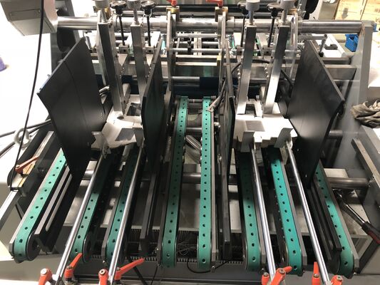 TC-1080B Fully Automatic Paper Box Double Channel Window Patching Machine Motor Engine 380V High-Capacity 40000 Pieces/Hour